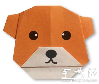 可愛(ài)小黃狗的手工折紙教程 -  rpnrmr.com