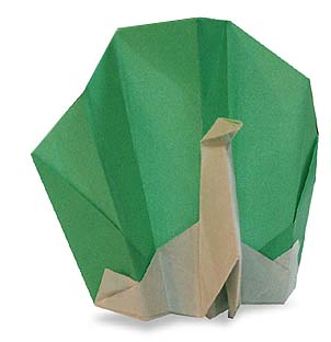 孔雀手工折紙教程 -  rpnrmr.com