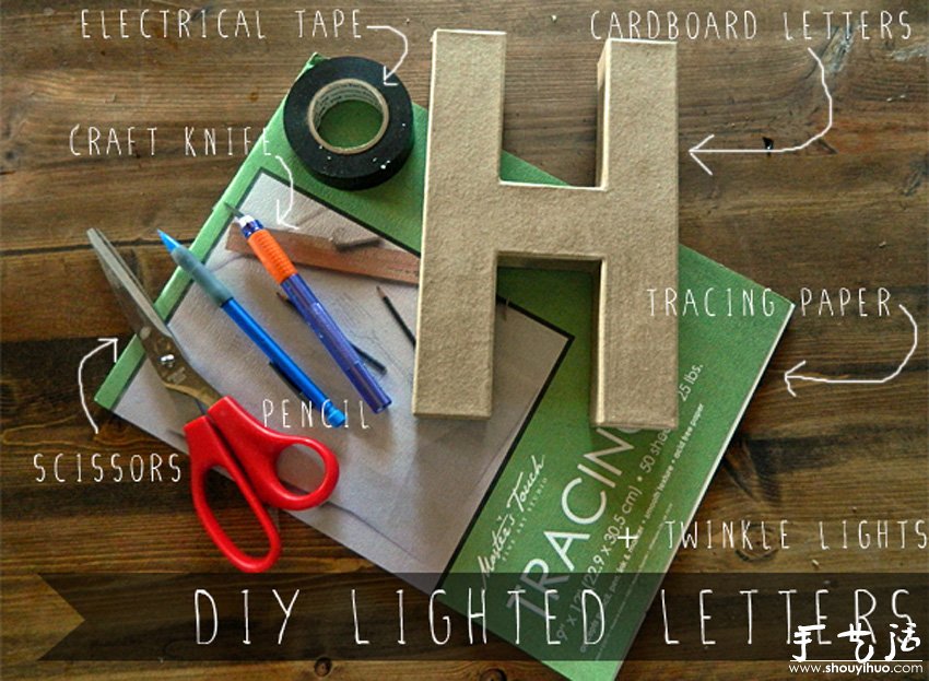 DIY制作字母霓虹燈 -  rpnrmr.com