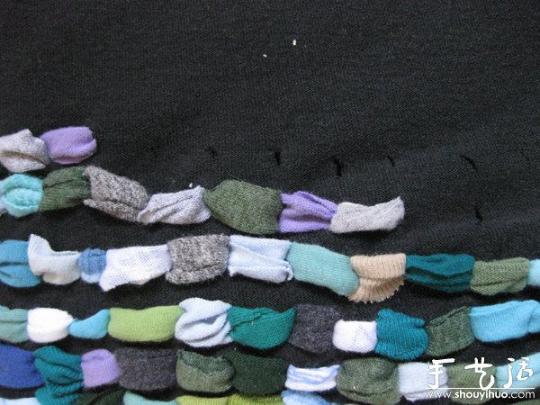 舊衣服動手DIY制作腳墊 -  rpnrmr.com