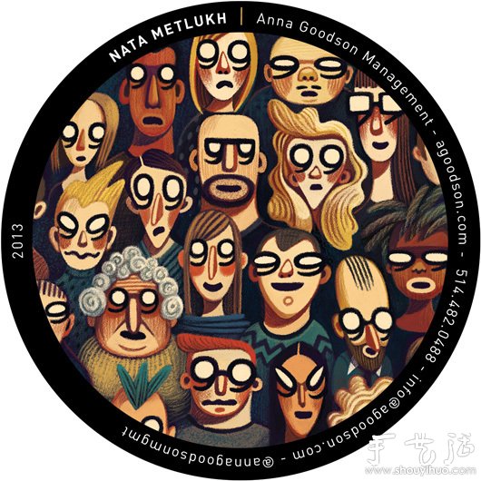 美國(guó)Nata Metlukh插畫作品——焦灼 -  rpnrmr.com