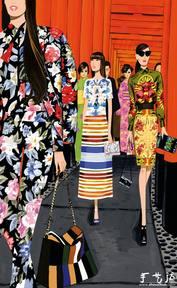 西班牙Jordi Labanda插畫設(shè)計(jì)——VOGUE JAPAN -  rpnrmr.com