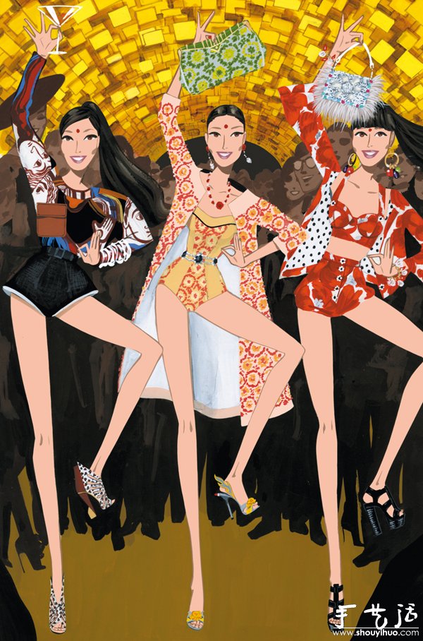 西班牙Jordi Labanda插畫設(shè)計(jì)——VOGUE JAPAN -  rpnrmr.com