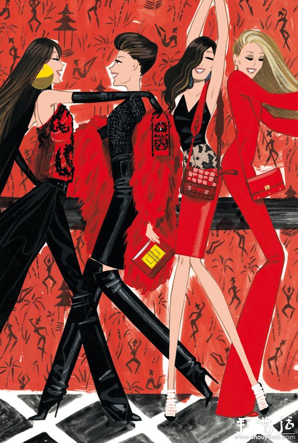西班牙Jordi Labanda插畫設(shè)計(jì)——VOGUE JAPAN -  rpnrmr.com