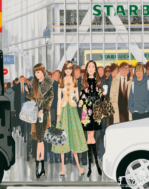 西班牙Jordi Labanda插畫設(shè)計(jì)——VOGUE JAPAN -  rpnrmr.com