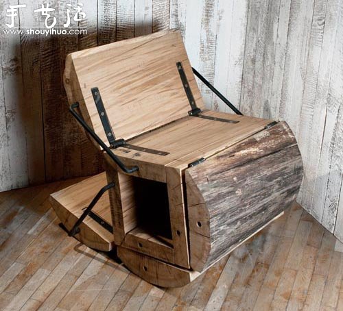 廢木料DIY折疊座椅 -  rpnrmr.com