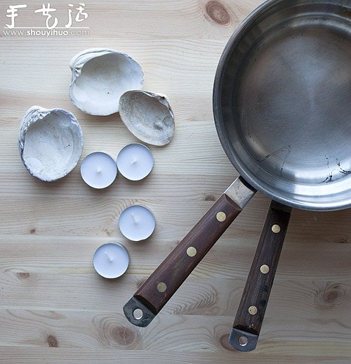 貝殼蠟燭的手工DIY方法 -  rpnrmr.com