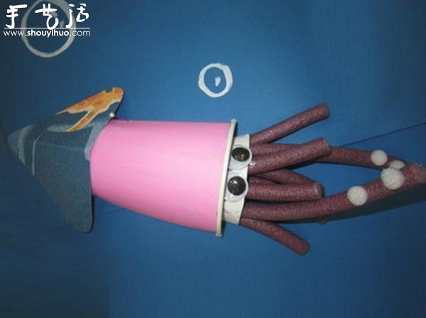 廢舊紙杯手工DIY魷魚 -  rpnrmr.com