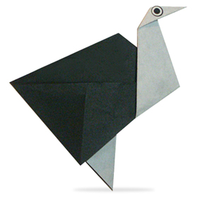 鴕鳥(niǎo)手工折紙方法 -  rpnrmr.com