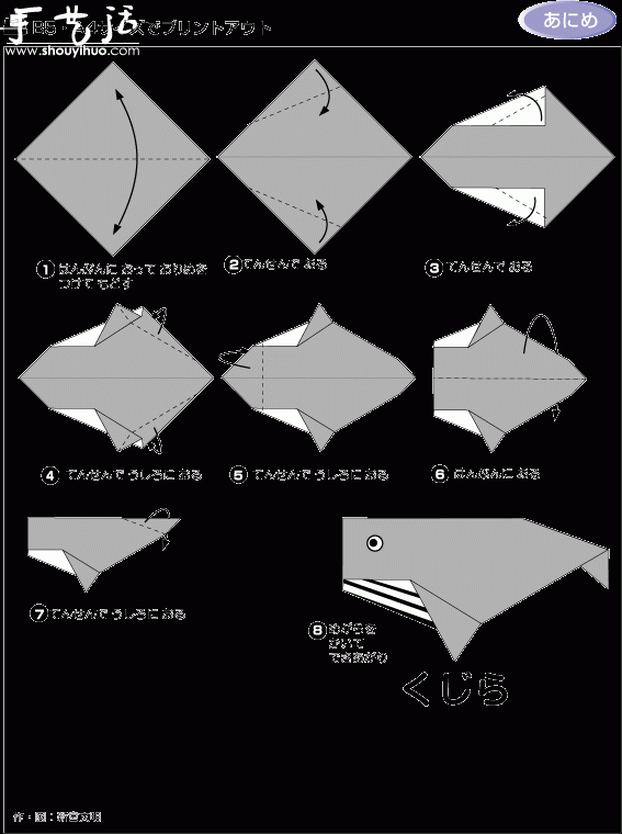 藍鯨折紙方法 -  rpnrmr.com