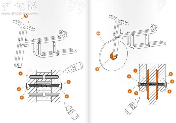 宜家木凳DIY木制自行車 -  rpnrmr.com