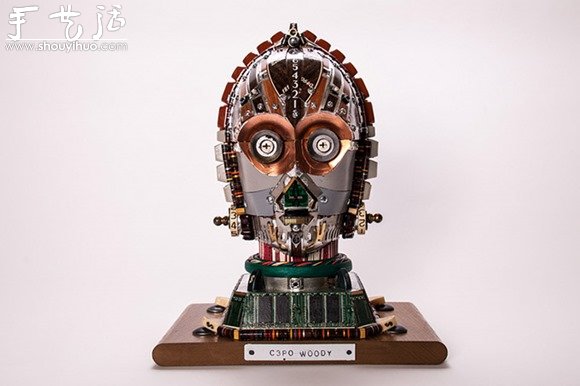 電腦零件DIY的星球大戰(zhàn)C-3PO機器人 -  rpnrmr.com