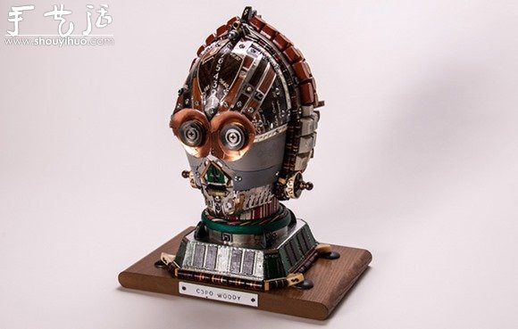 電腦零件DIY的星球大戰(zhàn)C-3PO機器人 -  rpnrmr.com