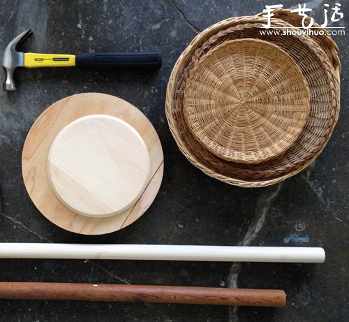 手工DIY柳編墊板凳 -  rpnrmr.com