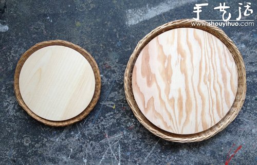 手工DIY柳編墊板凳 -  rpnrmr.com