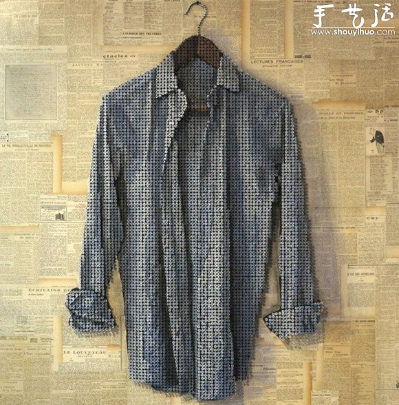 螺絲釘DIY制作的襯衫 -  rpnrmr.com