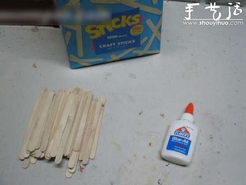冰棍棒手工制作籃子 -  rpnrmr.com