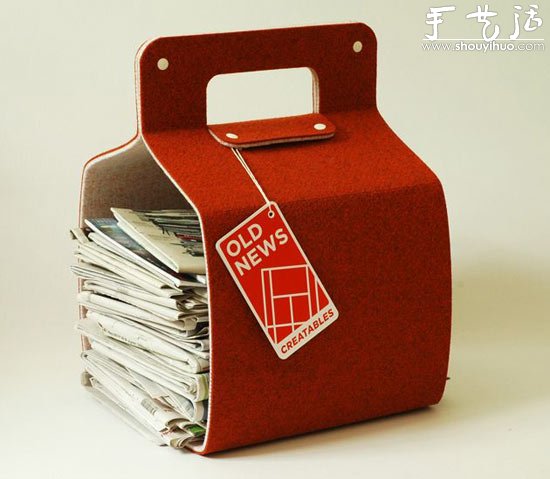 舊地毯環(huán)保DIY的收納盒作品 -  rpnrmr.com