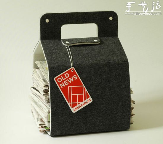 舊地毯環(huán)保DIY的收納盒作品 -  rpnrmr.com