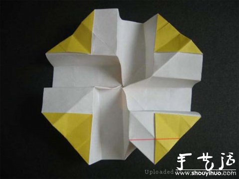 玫瑰折紙方法教程 -  rpnrmr.com
