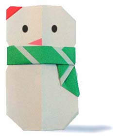 雪人的折紙方法 -  rpnrmr.com