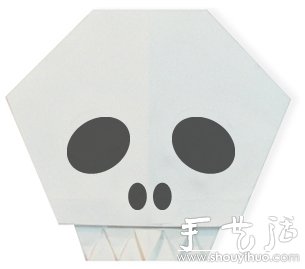 恐怖骷髏頭折紙方法 -  rpnrmr.com