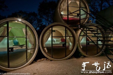 回收水泥管建成的“旅館” -  rpnrmr.com