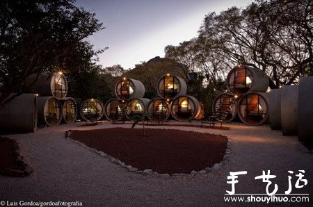 回收水泥管建成的“旅館” -  rpnrmr.com