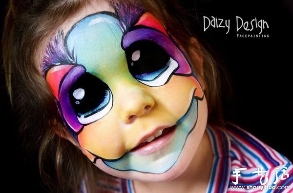 孩子臉上的繪畫作品——“baby face” -  rpnrmr.com