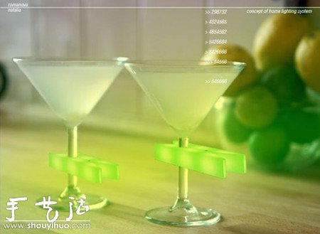 可回收材料制作的衣服夾狀LED臺(tái)燈 -  rpnrmr.com