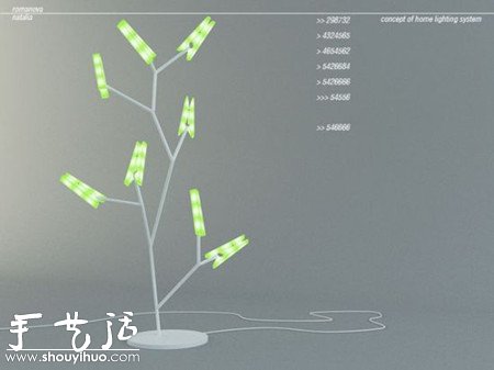 可回收材料制作的衣服夾狀LED臺(tái)燈 -  rpnrmr.com