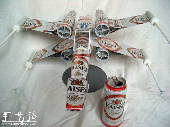 啤酒易拉罐DIY制作X-Wing 戰(zhàn)機 -  rpnrmr.com