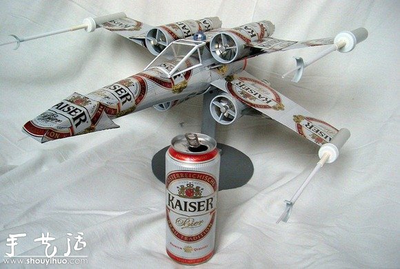 啤酒易拉罐DIY制作X-Wing 戰(zhàn)機 -  rpnrmr.com