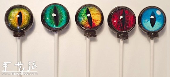 眼睛棒棒糖DIY作品 -  rpnrmr.com
