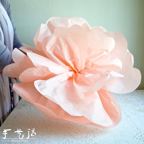 DIY巨型紙花圖解教程 -  rpnrmr.com