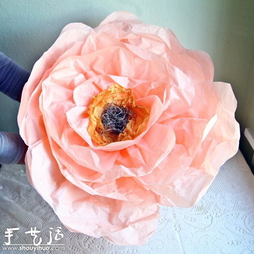 DIY巨型紙花圖解教程 -  rpnrmr.com