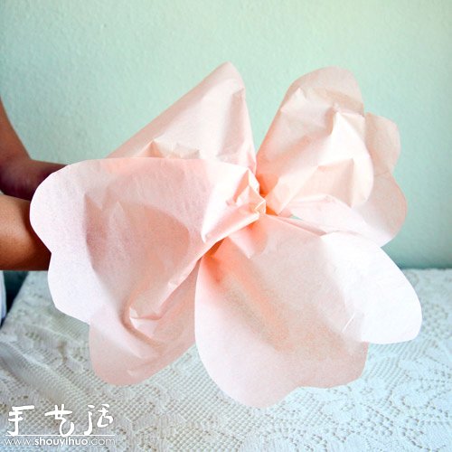 DIY巨型紙花圖解教程 -  rpnrmr.com