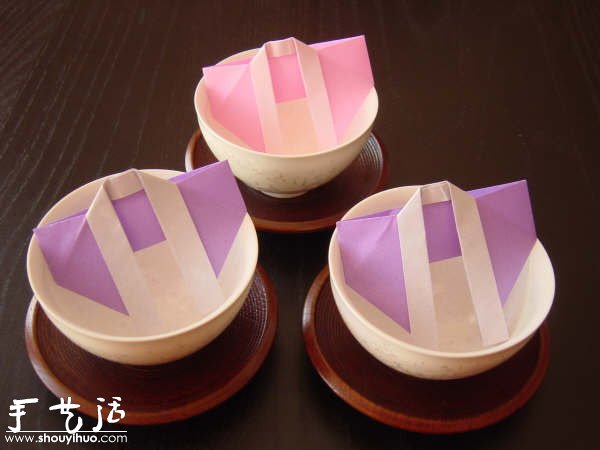 另一款日式餐巾紙折紙方法 -  rpnrmr.com