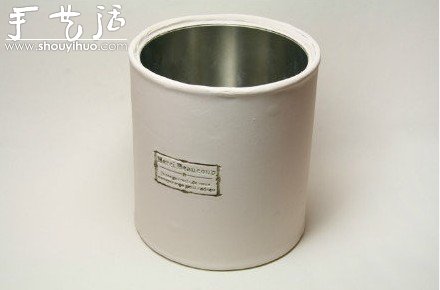 廢棄奶粉罐手工制作盆栽的方法 -  rpnrmr.com