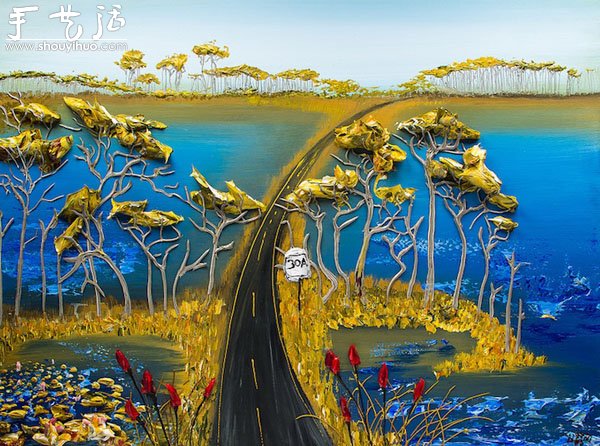 Justin Gaffrey油漆繪畫作品 -  rpnrmr.com