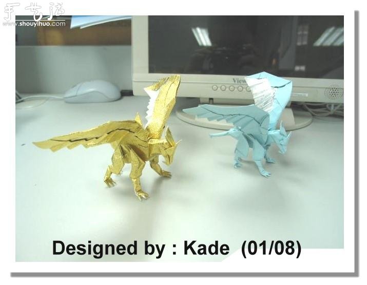 召喚獸Bahamut-Zero折紙作品欣賞 -  rpnrmr.com