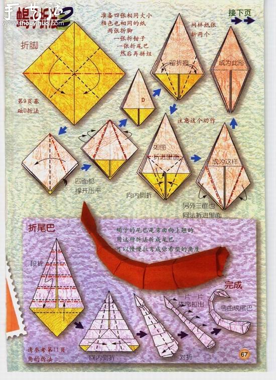 兩款星座天蝎座手工折紙方法 -  rpnrmr.com