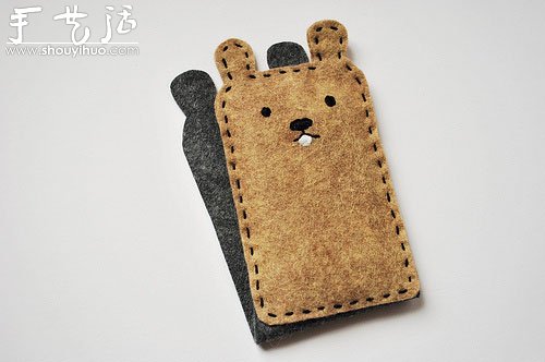 可愛小兔子手機(jī)套布藝制作方法 -  rpnrmr.com