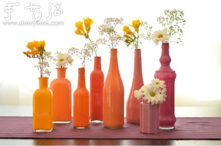 廢舊玻璃瓶手工制作漂亮花瓶的方法 -  rpnrmr.com
