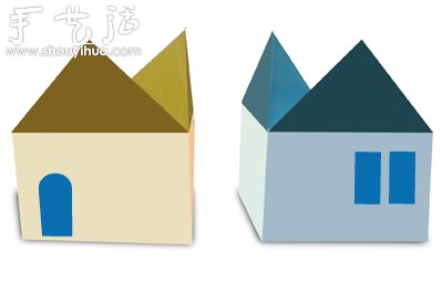 簡(jiǎn)易小房子折紙方法 -  rpnrmr.com