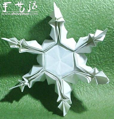 立體雪花折紙教程 -  rpnrmr.com