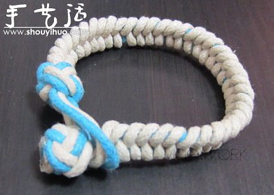 又一款漂亮的手鏈編織教程 -  rpnrmr.com