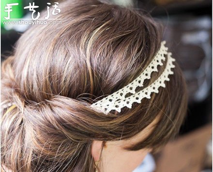 蕾絲帶制作發(fā)箍發(fā)帶的方法 -  rpnrmr.com