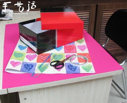 廢舊鞋盒手工制作漂亮收納盒的方法 -  rpnrmr.com