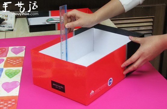 廢舊鞋盒手工制作漂亮收納盒的方法 -  rpnrmr.com